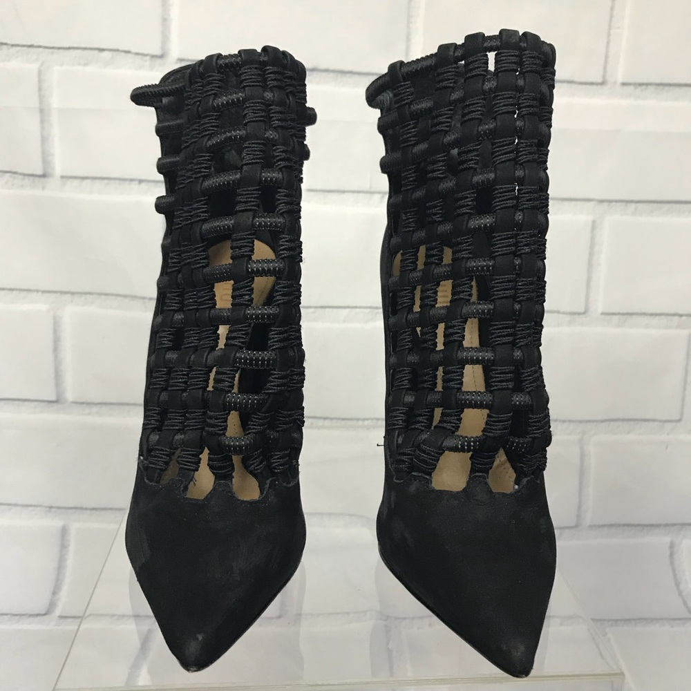 Schutz Zema Pointy Toe Caged Pump Heels 7 - Picture 2 of 8